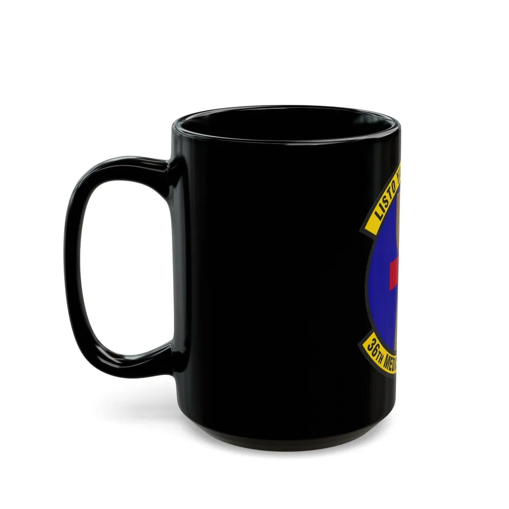 36th Medical Support Squadron (U.S. Air Force) Black Coffee Mug-Go Mug Yourself