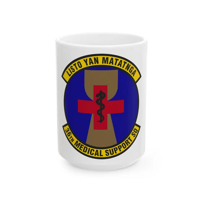 36th Medical Support Squadron (U.S. Air Force) White Coffee Mug-15oz-Go Mug Yourself