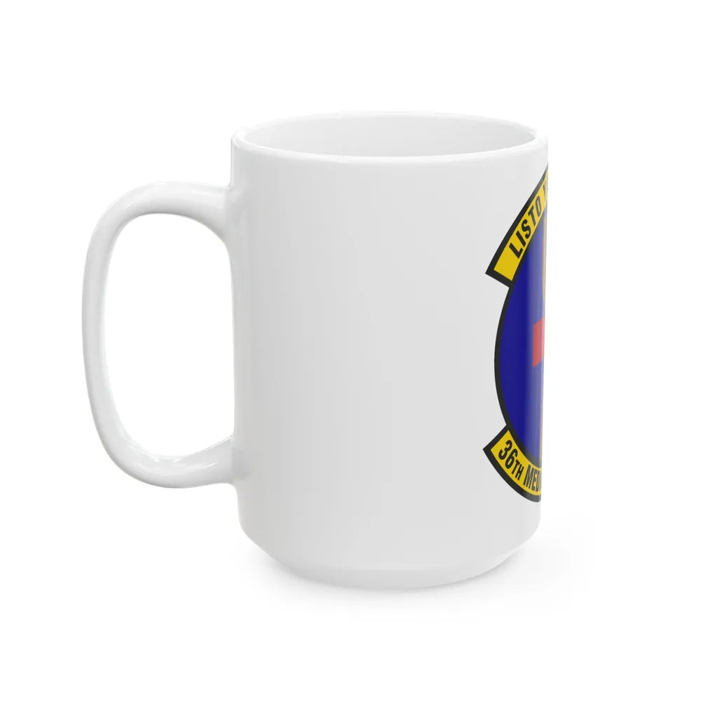 36th Medical Support Squadron (U.S. Air Force) White Coffee Mug-Go Mug Yourself