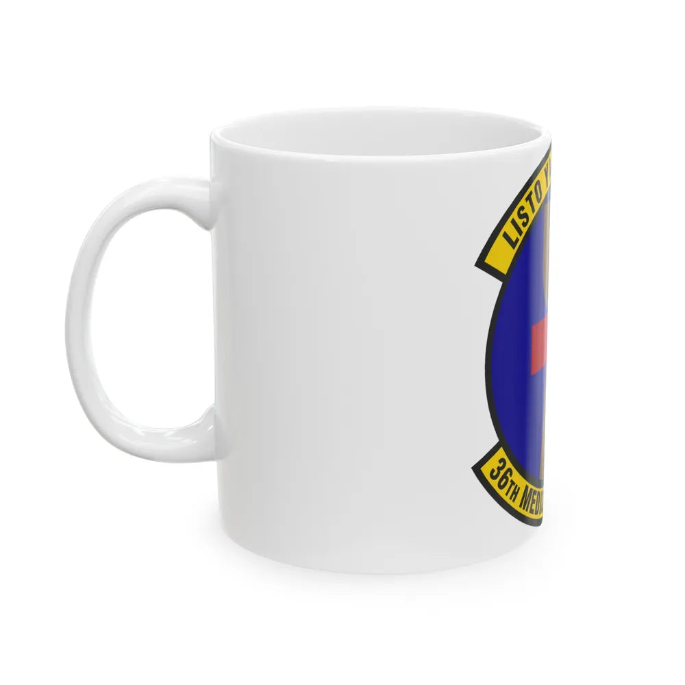 36th Medical Support Squadron (U.S. Air Force) White Coffee Mug-Go Mug Yourself