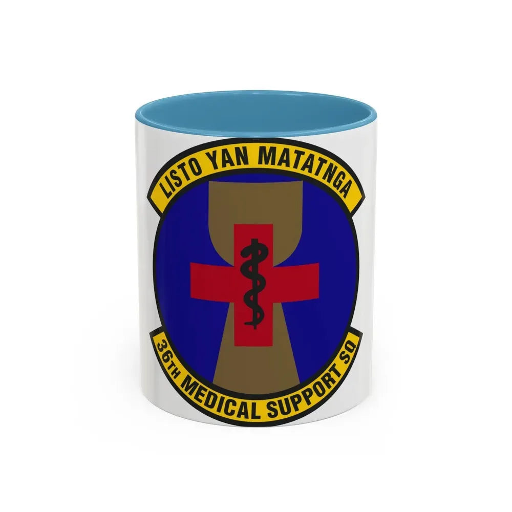 36th Medical Support Squadron (U.S. Air Force) Accent Coffee Mug 11oz Light Blue - Go Mug Yourself