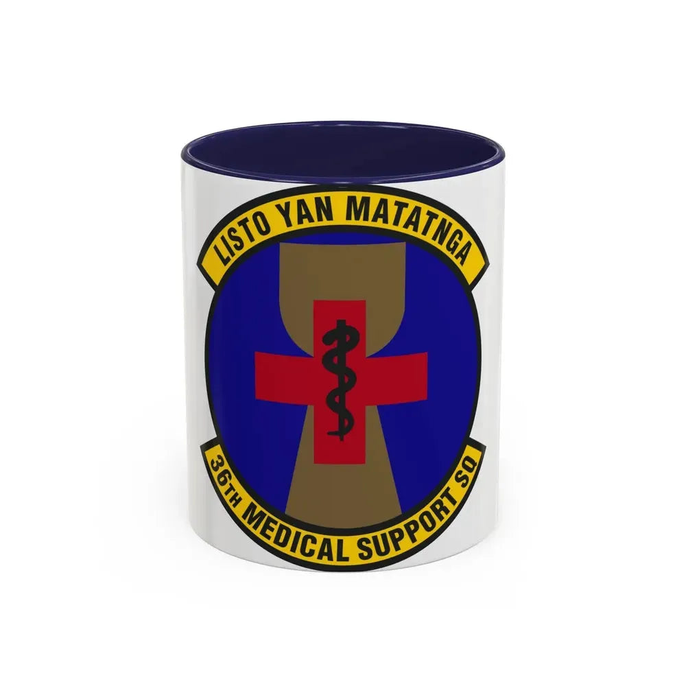 36th Medical Support Squadron (U.S. Air Force) Accent Coffee Mug 11oz Navy - Go Mug Yourself