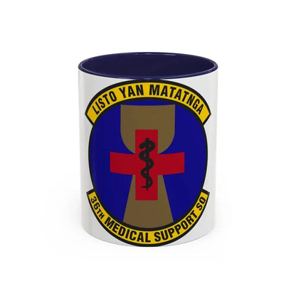 36th Medical Support Squadron (U.S. Air Force) Accent Coffee Mug 11oz Navy - Go Mug Yourself