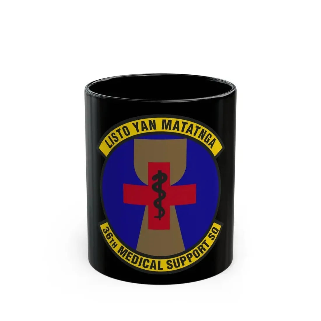 36th Medical Support Squadron (U.S. Air Force) Black Coffee Mug 11oz - Go Mug Yourself