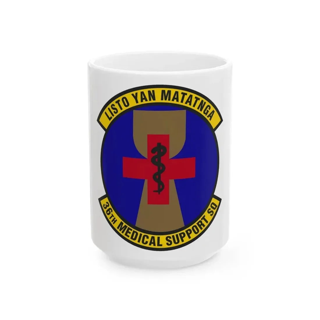 36th Medical Support Squadron (U.S. Air Force) White Coffee Mug 15oz - Go Mug Yourself