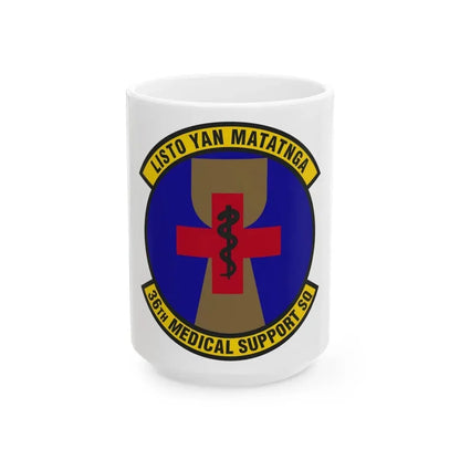 36th Medical Support Squadron (U.S. Air Force) White Coffee Mug 15oz - Go Mug Yourself