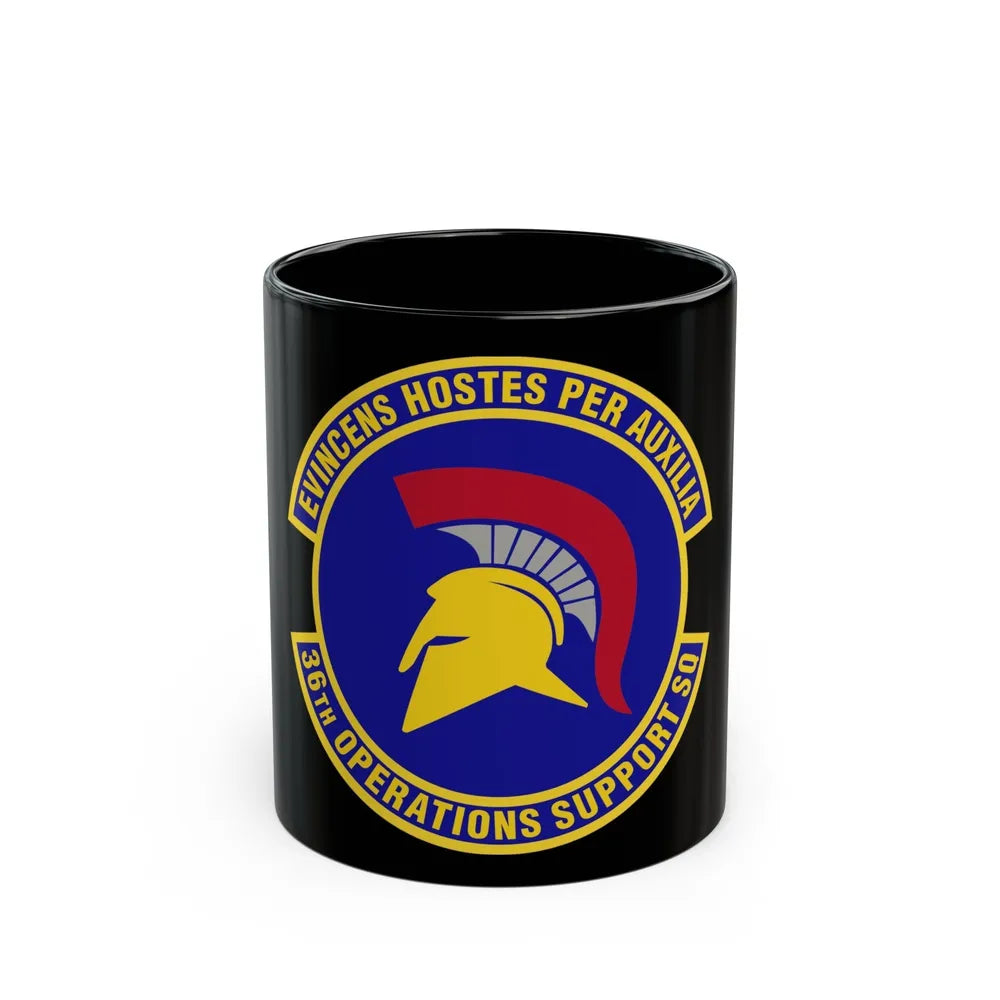 36th Operations Support Squadron (U.S. Air Force) Black Coffee Mug-11oz-Go Mug Yourself