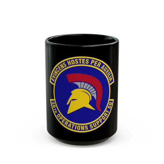 36th Operations Support Squadron (U.S. Air Force) Black Coffee Mug-15oz-Go Mug Yourself