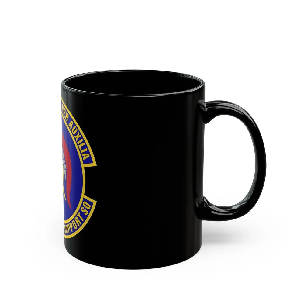 36th Operations Support Squadron (U.S. Air Force) Black Coffee Mug-Go Mug Yourself