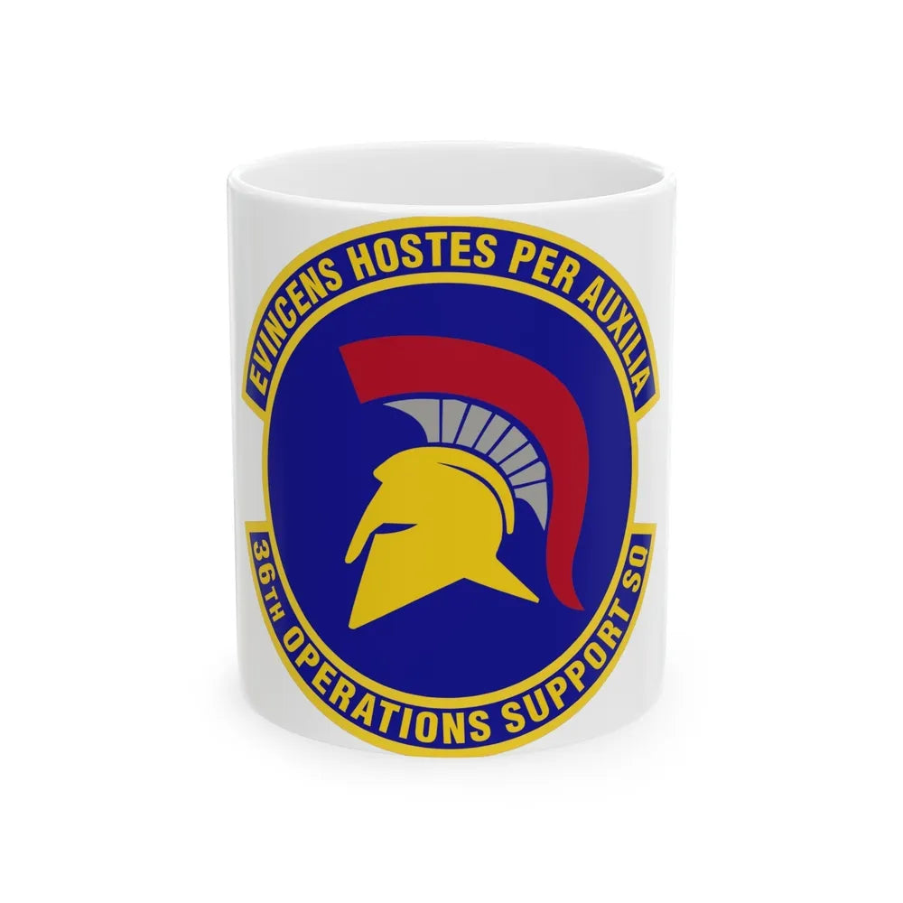 36th Operations Support Squadron (U.S. Air Force) White Coffee Mug-11oz-Go Mug Yourself