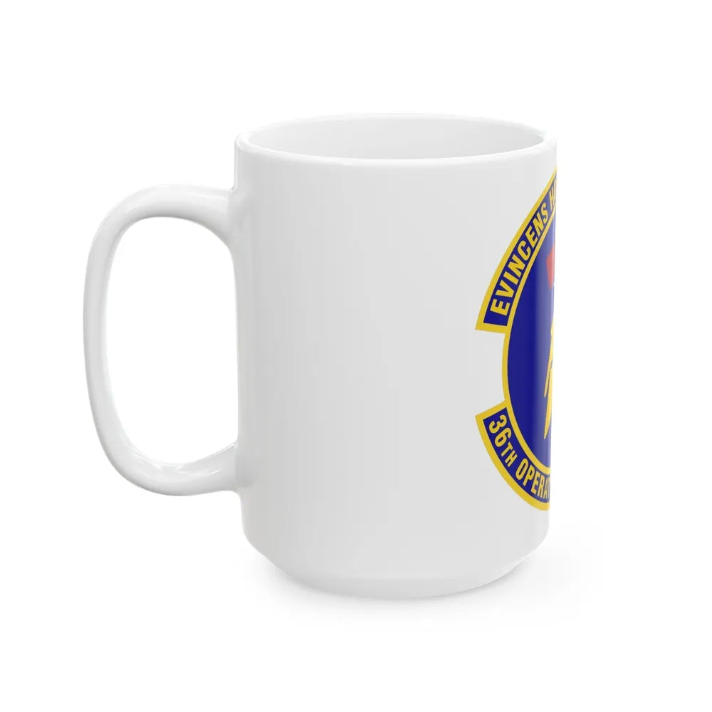 36th Operations Support Squadron (U.S. Air Force) White Coffee Mug-Go Mug Yourself