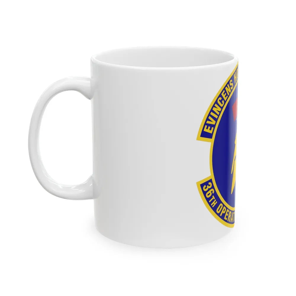 36th Operations Support Squadron (U.S. Air Force) White Coffee Mug-Go Mug Yourself