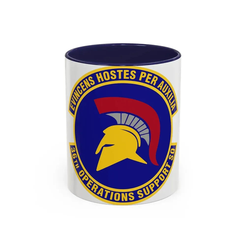 36th Operations Support Squadron (U.S. Air Force) Accent Coffee Mug 11oz Navy - Go Mug Yourself