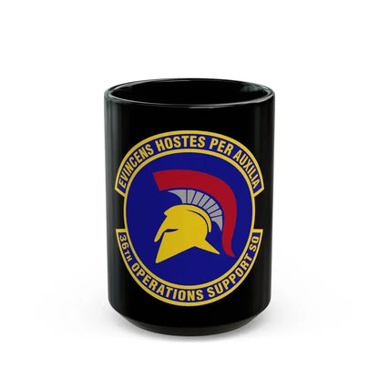 36th Operations Support Squadron (U.S. Air Force) Black Coffee Mug 15oz - Go Mug Yourself