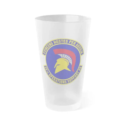 36th Operations Support Squadron (U.S. Air Force) Frosted Pint Glass 16oz 16oz Frosted - Go Mug Yourself