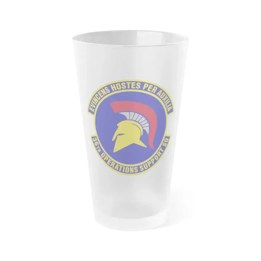 36th Operations Support Squadron (U.S. Air Force) Frosted Pint Glass 16oz 16oz Frosted - Go Mug Yourself