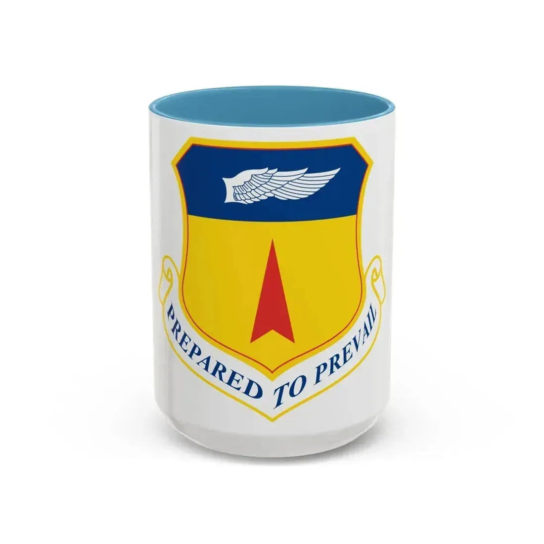 36th Wing (U.S. Air Force) Accent Coffee Mug 15oz Light Blue - Go Mug Yourself