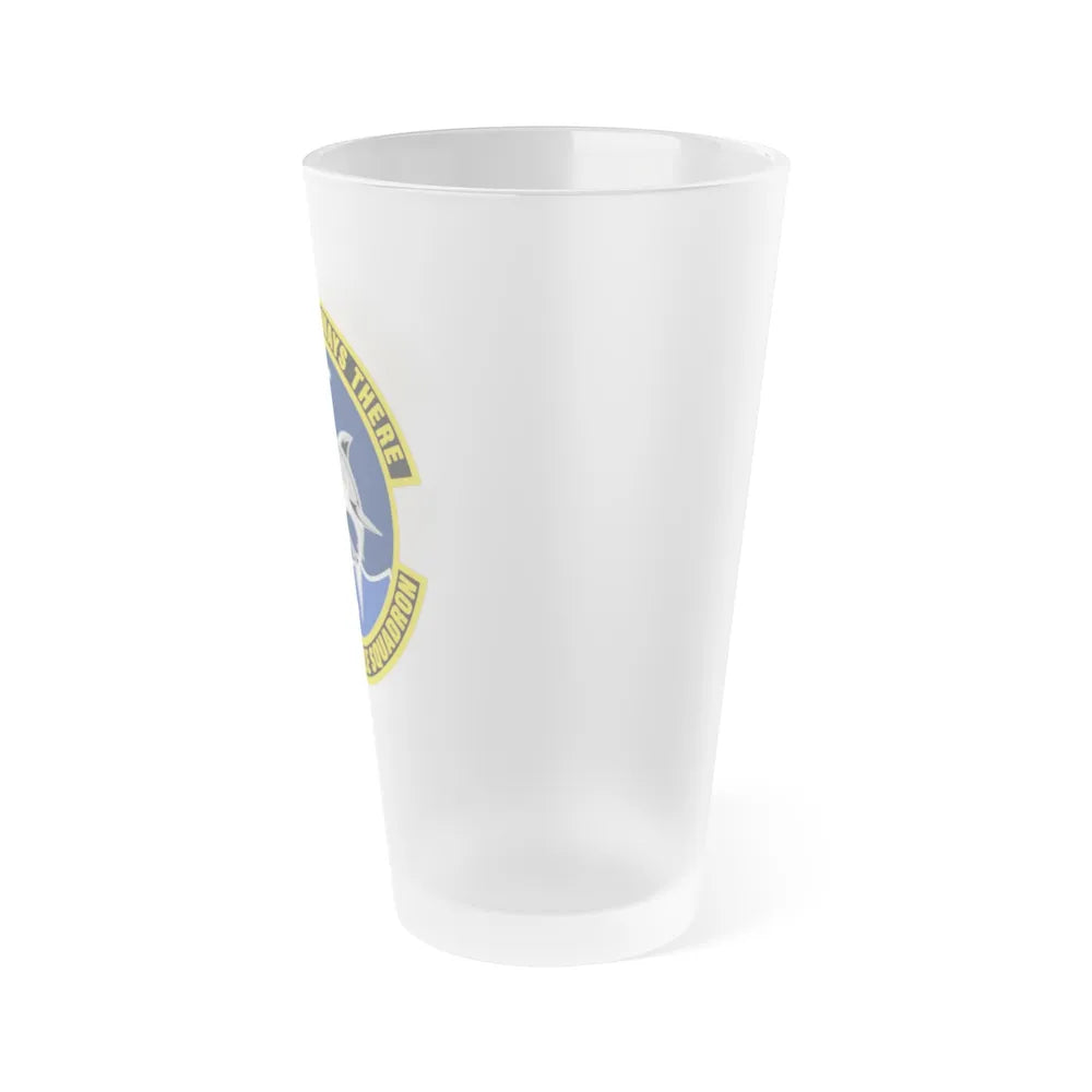 37 Intelligence Squadron ACC (U.S. Air Force) Frosted Pint Glass 16oz-Go Mug Yourself