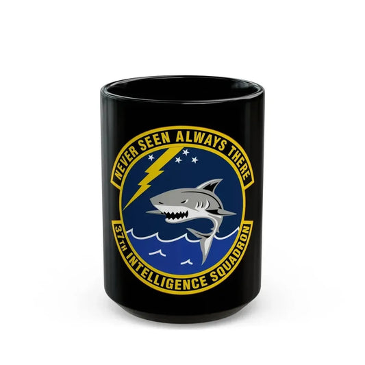 37 Intelligence Squadron ACC (U.S. Air Force) Black Coffee Mug 15oz - Go Mug Yourself