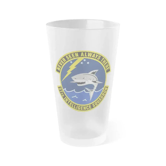 37 Intelligence Squadron ACC (U.S. Air Force) Frosted Pint Glass 16oz 16oz Frosted - Go Mug Yourself