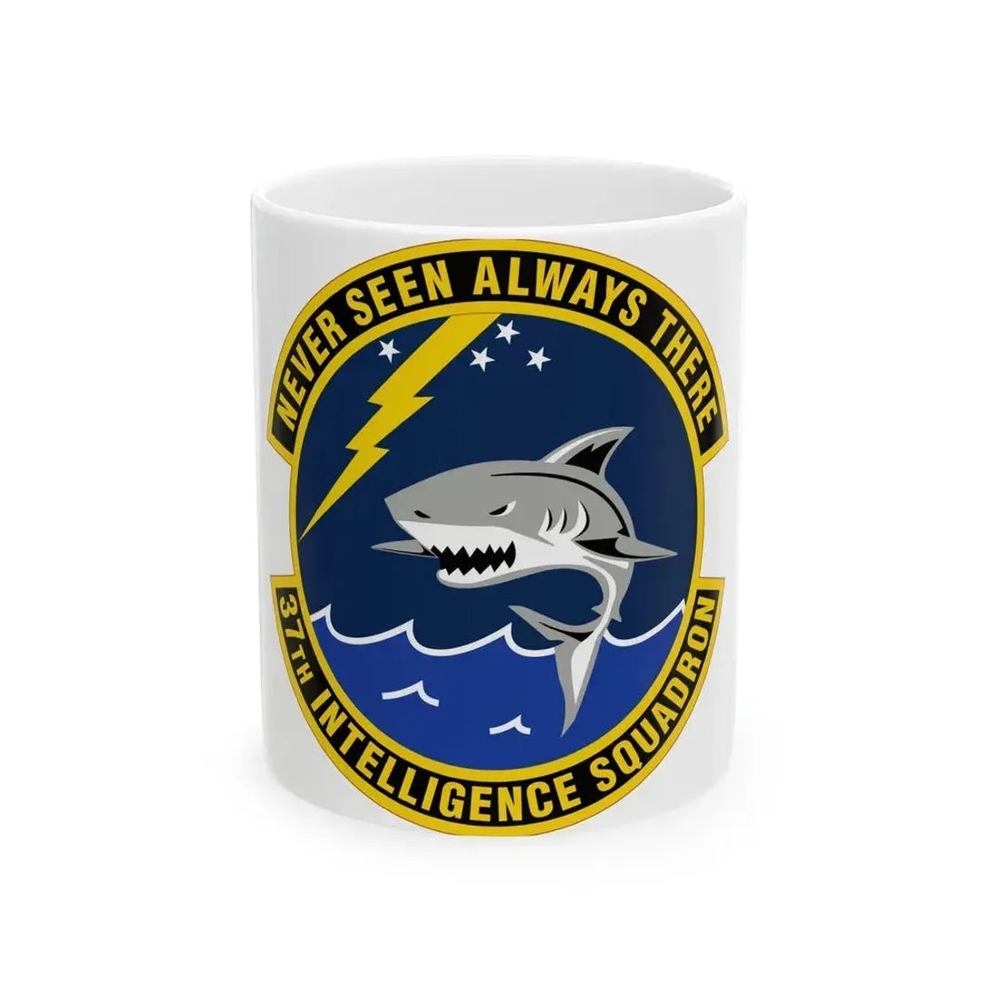 37 Intelligence Squadron ACC (U.S. Air Force) White Coffee Mug 11oz - Go Mug Yourself