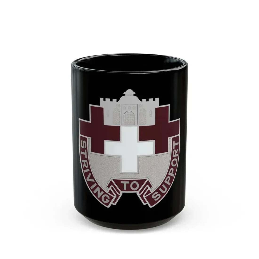 37 Medical Unit (U.S. Army) Black Coffee Mug 15oz - Go Mug Yourself