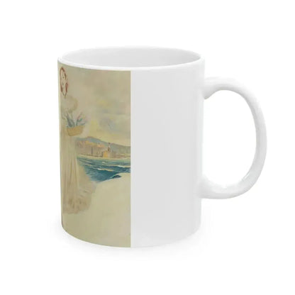 37 Year Vigil, American Weekly Magazine interior illustration, June 12, 1949 - White Coffee Mug - Go Mug Yourself