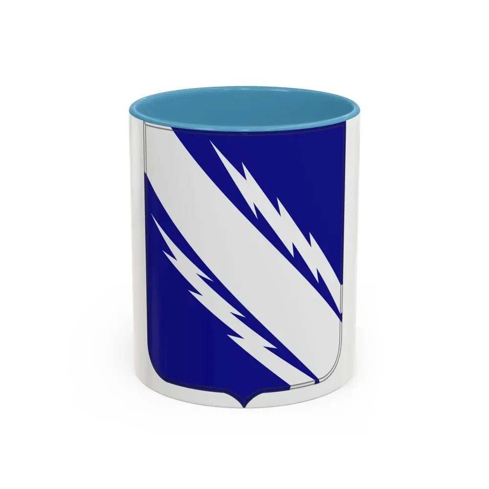 370 Armored Infantry Battalion 2 (U.S. Army) Accent Coffee Mug 11oz Light Blue - Go Mug Yourself