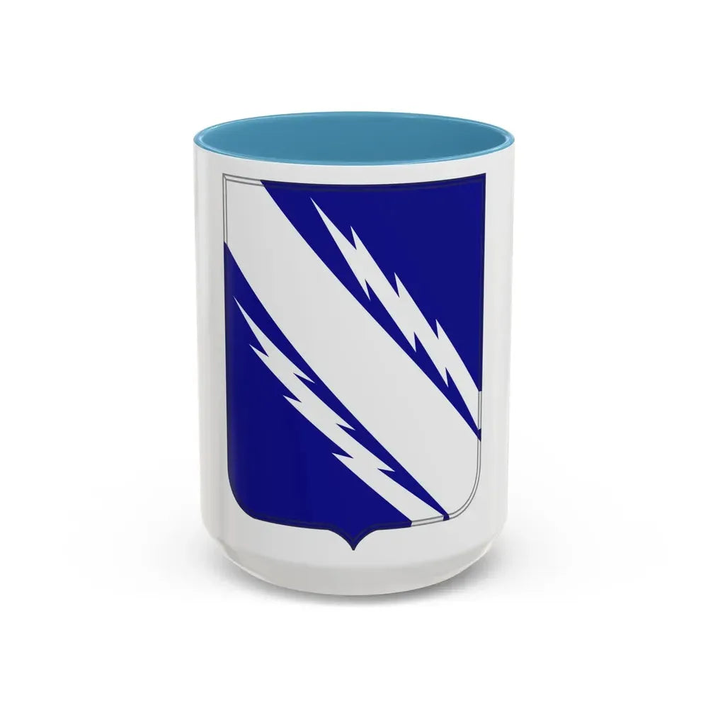 370 Armored Infantry Battalion 2 (U.S. Army) Accent Coffee Mug 15oz Light Blue - Go Mug Yourself