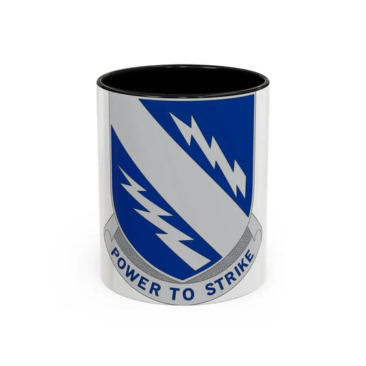 370 Armored Infantry Battalion (U.S. Army) Accent Coffee Mug 11oz Black - Go Mug Yourself