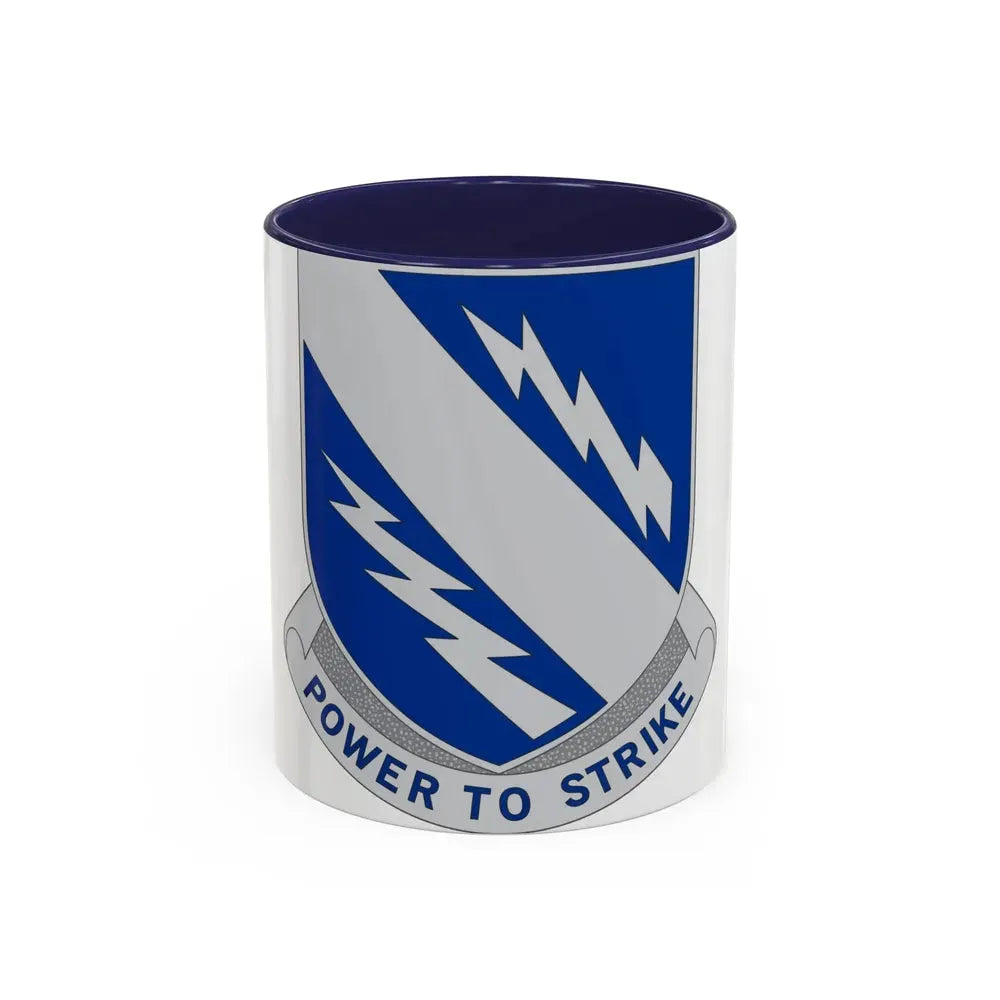 370 Armored Infantry Battalion (U.S. Army) Accent Coffee Mug 11oz Navy - Go Mug Yourself