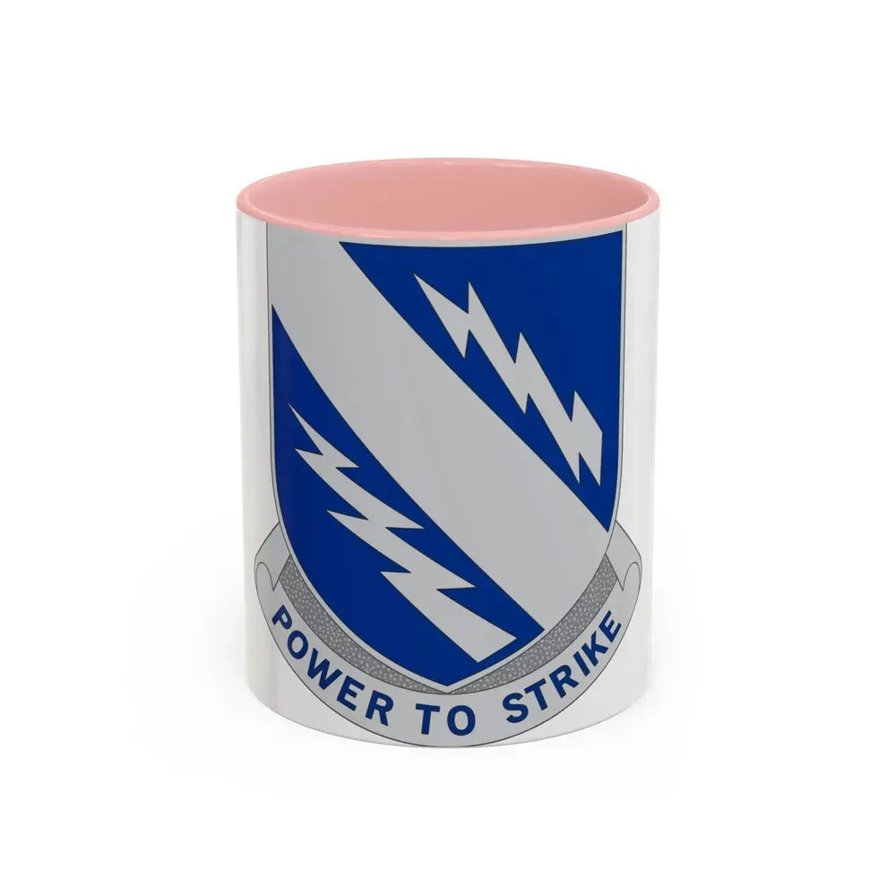 370 Armored Infantry Battalion (U.S. Army) Accent Coffee Mug 11oz Pink - Go Mug Yourself