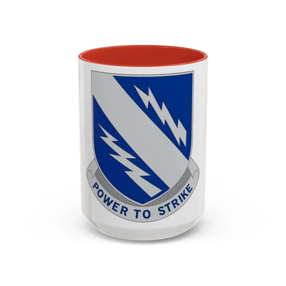370 Armored Infantry Battalion (U.S. Army) Accent Coffee Mug 15oz Red - Go Mug Yourself