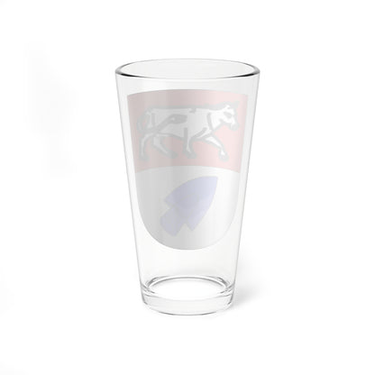 Kleinbösingen-coat of arms (Switzerland) (Coat of Arms) Pint Glass 16oz