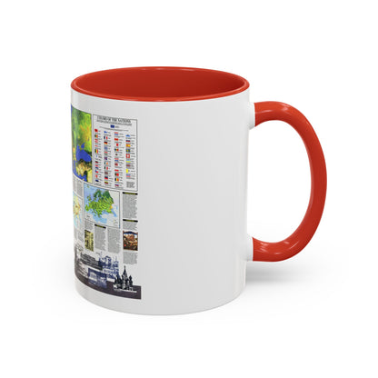 Europe, The New (1992) (Map) Accent Coffee Mug