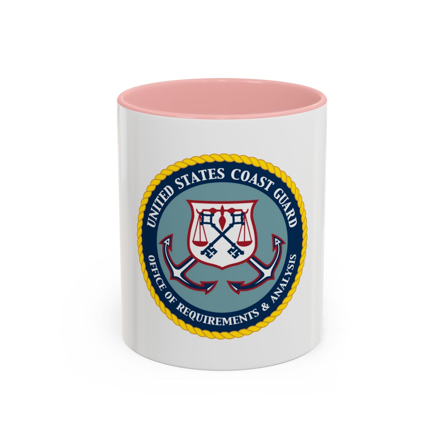 USCG Office of Requirements & Analysis (U.S. Coast Guard) Accent Coffee Mug