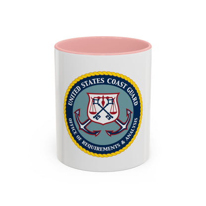 USCG Office of Requirements & Analysis (U.S. Coast Guard) Accent Coffee Mug