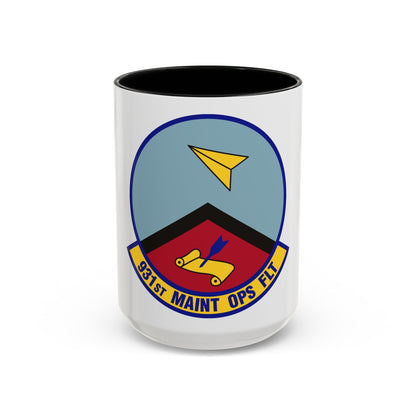 931st Maintenance Operations Flight (U.S. Air Force) Accent Coffee Mug