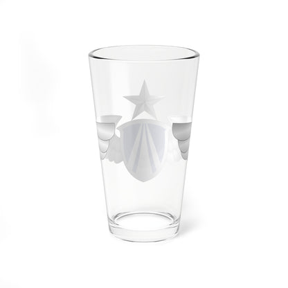 Emblem of Peoples Liberation Army Air Force (China) (Coat of Arms) Pint Glass 16oz