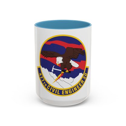 477th Civil Engineer Squadron (U.S. Air Force) Accent Coffee Mug