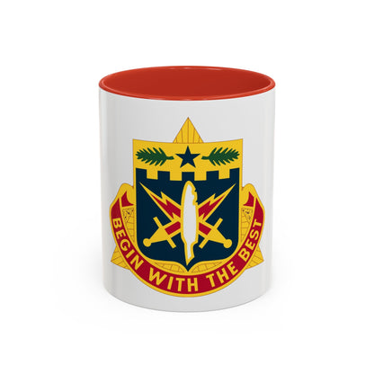 46th Adjutant General Battalion (U.S. Army) Accent Coffee Mug