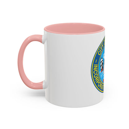 Seal of Chicago Illinois - Accent Coffee Mug