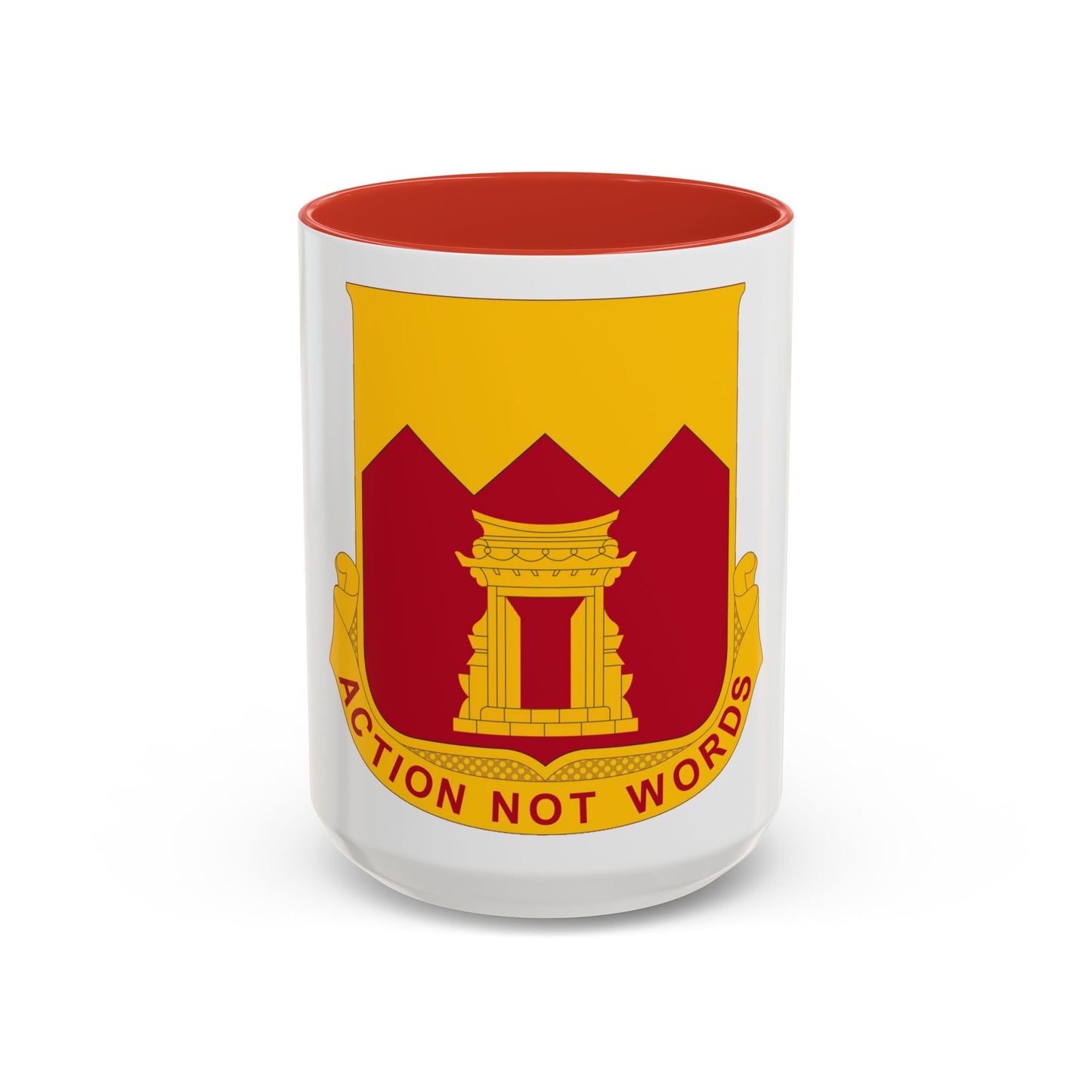 143rd Armored Field Artillery Battalion (U.S. Army) Accent Coffee Mug