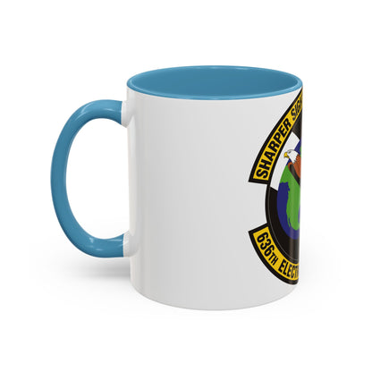 636th Electronic Systems Squadron (U.S. Air Force) Accent Coffee Mug