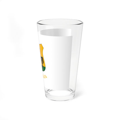 Flag of Majoshaza (Hungary) Pint Glass 16oz