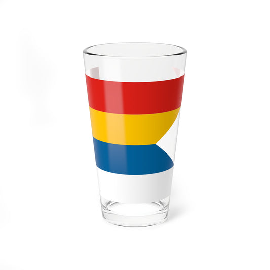 Flag of Commodore of Beiyang Fleet 1890-1909 (China) Pint Glass 16oz