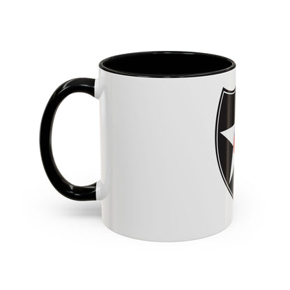 2nd Infantry Division (U.S. Army) Accent Coffee Mug