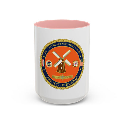 USCG ACTEURO The Netherlands (U.S. Coast Guard) Accent Coffee Mug