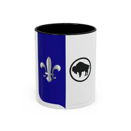 371 Infantry Battalion 2 (U.S. Army) Accent Coffee Mug 11oz Black - Go Mug Yourself