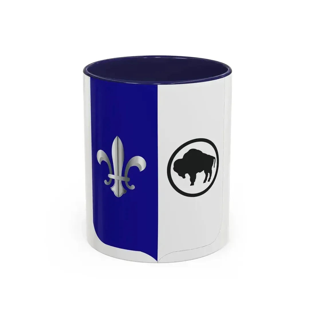 371 Infantry Battalion 2 (U.S. Army) Accent Coffee Mug 11oz Navy - Go Mug Yourself